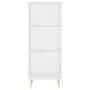 Hohes Sideboard Sperrholz glänzend weiß 34,5x34x180 cm von vidaXL, Sideboards - Ref: Foro24-3199355, Preis: 96,09 €, Rabatt: %