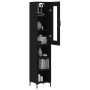 Black plywood sideboard 34.5x34x180 cm by vidaXL, Sideboards - Ref: Foro24-3199362, Price: 94,67 €, Discount: %