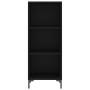 Sideboard aus schwarzem Sperrholz 34,5x34x180 cm von vidaXL, Sideboards - Ref: Foro24-3199362, Preis: 94,67 €, Rabatt: %