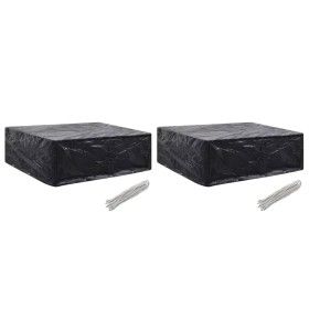 Gartenmöbelabdeckungen 2 Stück 8 Ösen 250x210x90 cm von vidaXL, Abdeckungen für Gartenmöbel - Ref: Foro24-279132, Preis: 54,6...