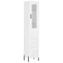 Tall white plywood highboard 34.5x34x180 cm by vidaXL, Sideboards - Ref: Foro24-3199369, Price: 95,34 €, Discount: %