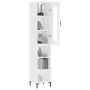 Hohes Sideboard aus weißem Sperrholz, 34,5 x 34 x 180 cm von vidaXL, Sideboards - Ref: Foro24-3199361, Preis: 97,99 €, Rabatt: %