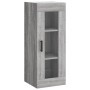 Aparador alto madera contrachapada gris Sonoma 34,5x34x180 cm de vidaXL, Aparadores - Ref: Foro24-3199375, Precio: 98,70 €, D...
