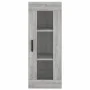 Tall Sonoma gray plywood sideboard 34.5x34x180 cm by vidaXL, Sideboards - Ref: Foro24-3199375, Price: 97,37 €, Discount: %