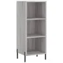 Tall Sonoma gray plywood sideboard 34.5x34x180 cm by vidaXL, Sideboards - Ref: Foro24-3199375, Price: 97,37 €, Discount: %