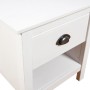 Mesitas de noche 2 uds Hill madera maciza de pino 46x35x49,5 cm