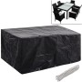 Gartenmöbelbezug 2-teiliges Set Rattan 6 Personen 10 Ösen von vidaXL, Abdeckungen für Gartenmöbel - Ref: Foro24-279123, Preis...