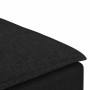 Módulo reposapiés modular para Sofá negro 100x100x48 cm
