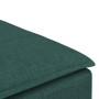 Sofá modular con reposapiés, Módulo verde oscuro, 100 x 100 x