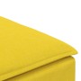 Sofá modular con reposapiés, Módulo amarillo claro, 100 x 100 x