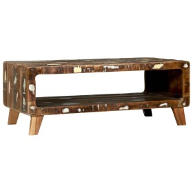 Mesa de Café Multicolor 90 x 50 x 35 cm madera maciza reciclada