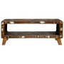 Mesa de Café Multicolor 90 x 50 x 35 cm madera maciza reciclada