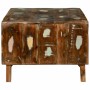 Mesa de Café Multicolor 90 x 50 x 35 cm madera maciza reciclada