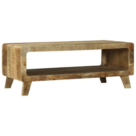 Mesa de Café 90 x 50 x 35 cm Madera maciza de mango rugosa en Mesas de centro | Comprar online en Foro24