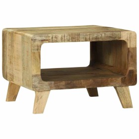 Mesa de Café 50 x 50 x 35 cm Madera maciza de mango rugosa