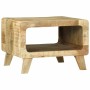 Mesa de Café 50 x 50 x 35 cm Madera maciza de mango rugosa