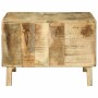 Mesa de Café 50 x 50 x 35 cm Madera maciza de mango rugosa