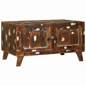 Mesa de Café Multicolor 80 x 54 x 45 cm madera maciza reciclada