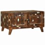 Mesa de Café Multicolor 80 x 54 x 45 cm madera maciza reciclada