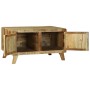 Mesa de Café Marrón Madera maciza de mango rugosa