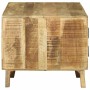 Mesa de Café Marrón Madera maciza de mango rugosa