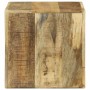 Unidad de Televisión 2 pcs Marrón Madera maciza de mango rugosa