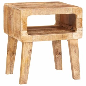 Mesas auxiliares 40 x 32 x 46 cm madera maciza de mango
