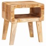 Mesas auxiliares 40 x 32 x 46 cm madera maciza de mango