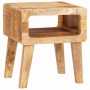 Mesas auxiliares 40 x 32 x 46 cm madera maciza de mango