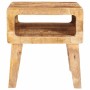 Mesas auxiliares 40 x 32 x 46 cm madera maciza de mango