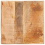 Mesas auxiliares Marrón 40 x 40 x 49 cm madera maciza de mango