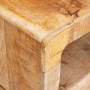 Mesas auxiliares Marrón 40 x 40 x 49 cm madera maciza de mango