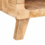 Mesas auxiliares Marrón 40 x 40 x 49 cm madera maciza de mango