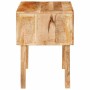 Mesas auxiliares Marrón 40 x 32 x 46 cm madera maciza de mango