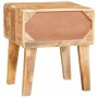 Mesas auxiliares Marrón 40 x 32 x 46 cm madera maciza de mango