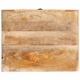 Mesas auxiliares Marrón 40 x 32 x 46 cm madera maciza de mango