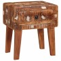 Mesas auxiliares con cajón Multicolor madera maciza reciclada