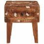 Mesas auxiliares con cajón Multicolor madera maciza reciclada