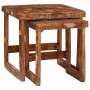 Mesas auxiliares Multicolor madera maciza reciclada