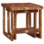 Mesas auxiliares Multicolor madera maciza reciclada