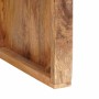 Mesas auxiliares Marrón madera maciza de mango