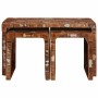 Mesas Nido 3 pcs madera maciza reciclada