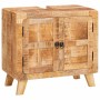 Gabinete de Baño Madera de mango maciza y madera contrachapada