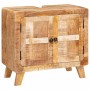 Gabinete de Baño Madera de mango maciza y madera contrachapada