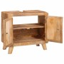 Gabinete de Baño Madera de mango maciza y madera contrachapada
