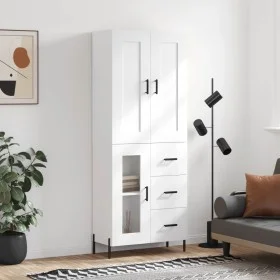 Aparador alto madera contrachapada blanco 69,5x34x180 cm de vidaXL, Aparadores - Ref: Foro24-3199945, Precio: 171,82 €, Descu...