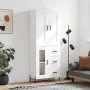 Aparador alto madera contrachapada blanco 69,5x34x180 cm de vidaXL, Aparadores - Ref: Foro24-3199945, Precio: 171,82 €, Descu...