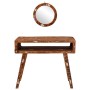 Mesa de tocador Marrón 90 x 76 x 45 cm Madera recuperada sólida