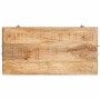 Caja de Almacenamiento Marrón madera maciza de mango