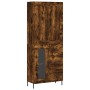 Hohes Sideboard aus geräuchertem Eichensperrholz, 69,5 x 34 x 180 cm von vidaXL, Sideboards - Ref: Foro24-3199950, Preis: 173...